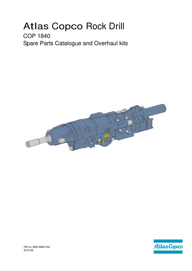 Atlas Copco COP 1840 Hydraulic Rock Drill