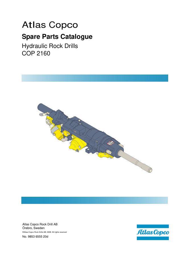 Atlas Copco COP 2160 Hydraulic Rock Drill