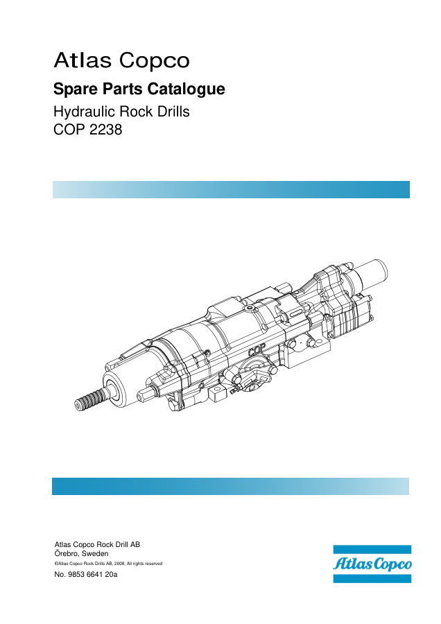 Atlas Copco COP 2238 Hydraulic Rock Drill