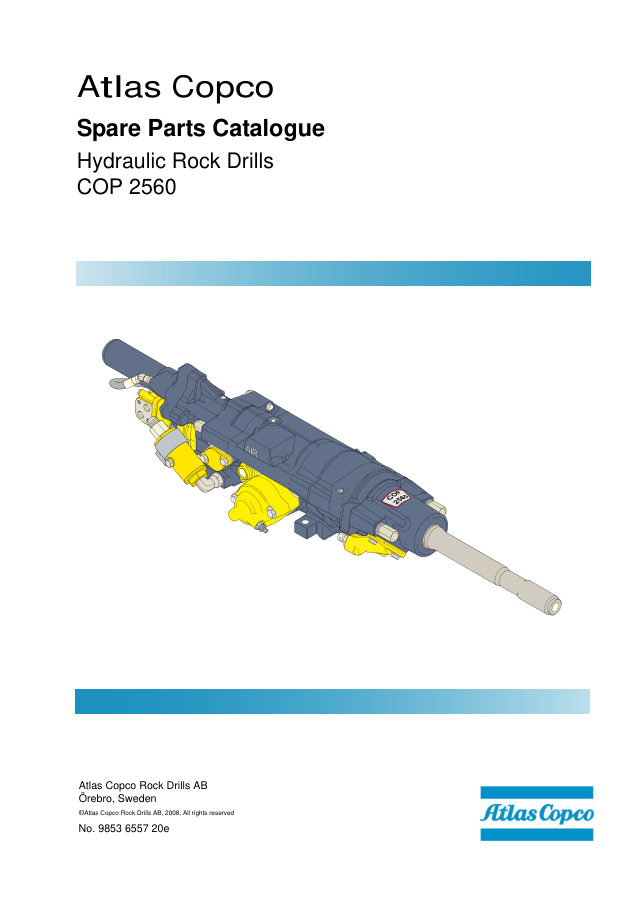 Atlas Copco COP 2560 Hydraulic Rock Drill