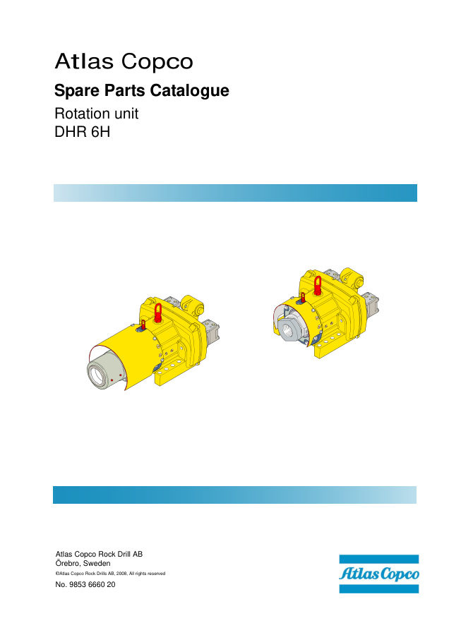 Atlas Copco DHR 6H Hydraulic Rock Drill