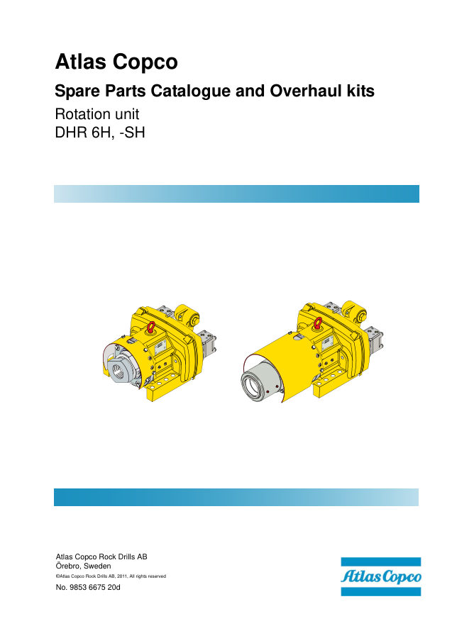 Atlas Copco DHR 6H-SH Hydraulic Rock Drill