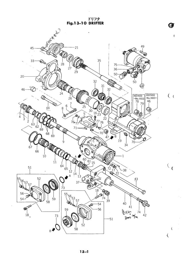 FRD HD500 Hydraulic Rock Drill