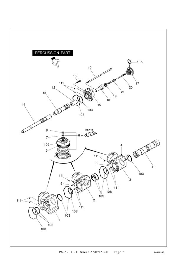 Ingersoll-Rand HC 158R (2006) Hydraulic Rock Drill