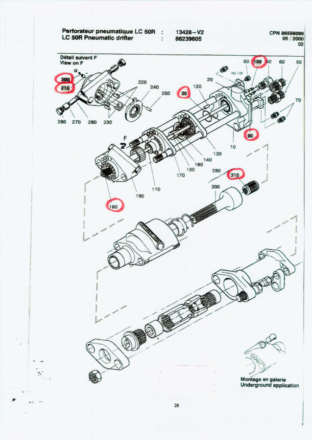 Ingersoll-Rand LC 50R (2000) Hydraulic Rock Drill