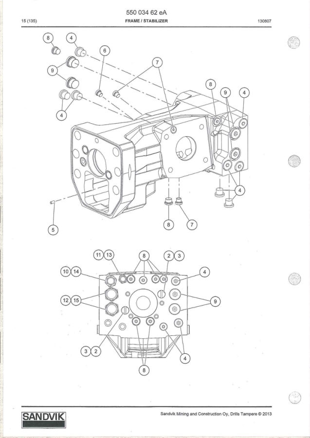 Sandvik HLX 5T Hydraulic Rock Drill